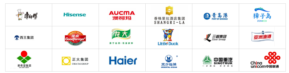 合作客户 logo 墙